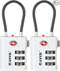 ANVIL TSA Approved Luggage Locks – High Security TSA008 Combination Travel Locks by ANVIL