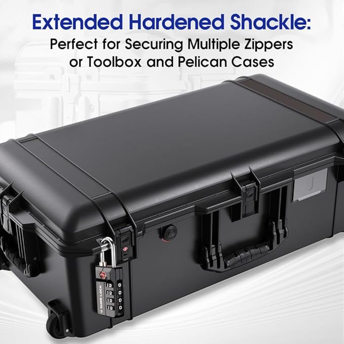 SURE LOCK TSA Approved 4-Digit Resettable Combination Luggage Locks - Image 7