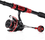 Sougayilang Fishing Pole with Spinning Reel Portable Fishing Rod Reel Combos - Image 2