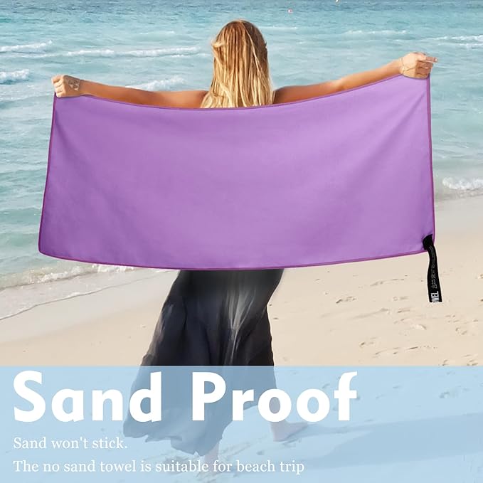 Microfiber Travel Towel, Soft Lightweight Quick Dry Towel, Super Absorbent - Image 7
