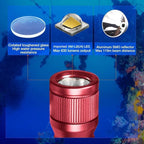 ORCATORCH D560 Mini Scuba Dive Light Headlamp 650 Lumen Mask Diving Flashlight - Image 3
