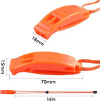 JULBEAR 6PCS Safety Survival Whistles - Image 2
