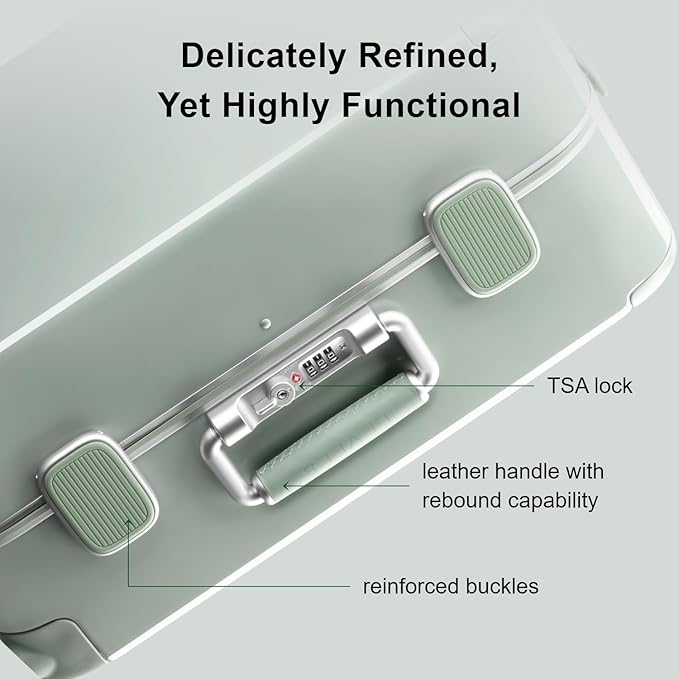 LEVEL8 Zipperless Carry On Luggage Airline Approved - Image 2