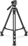 Leofoto LVC-253C+BV-15 King Kong Series Carbon Fiber Dual Leg Video Tripod w by Leofoto