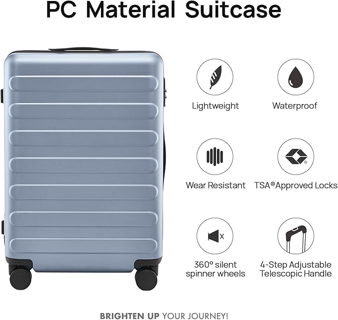 Carry on Luggage 22 X 14 X 9 Airline Approved, 20 Inch Luggage - Image 2
