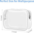 PACKISM Clear Toiletry Bag, 5 Pack TSA Approved Toiletry Bag Quart Size Bag - Image 4