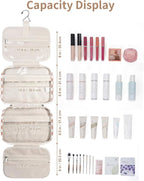 Travel Toiletry Bag for Women Large Hanging Makeup Bag Organizer Toiletries Bag - Image 5