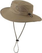 Home Prefer UPF50+ Mens Sun Hat Wide Brim Fishing Hat Sun Protection Beach - Image 4