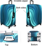MosaiRudo Thicker Luggage Cover Elastic Suitcase Cover Protector Fits 18-32 - Image 4