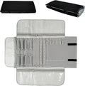 Velvet Travel Jewelry Case Roll Bag Organizer by SCIKHEFT