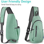 TITECOUGO Small Sling Bag, Lightweight Crossbody Backpack - Image 3