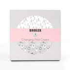 Stretchy Changing Pad Covers BROLEX 2 Pack Jersey Knit Changing Table Covers - Image 2