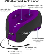 Travel Neck Pillow for Airplanes, Neck Pillow for Traveling, 360º Ergonomic - Image 3