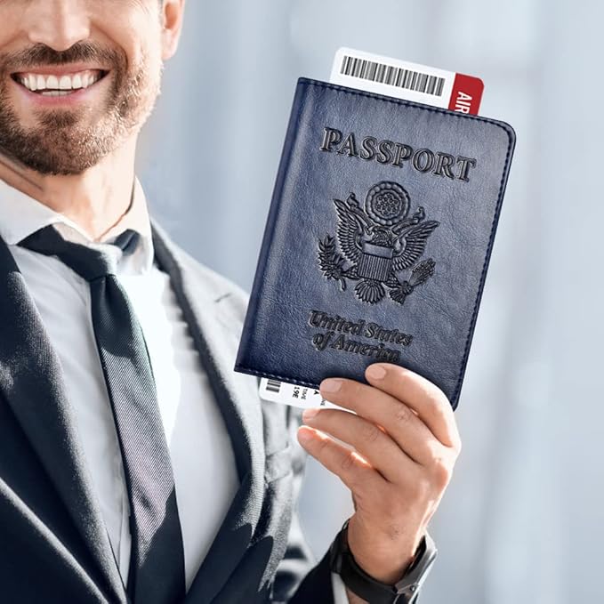 Passport and Vaccine Card Holder Combo, Passport Holder - Image 6