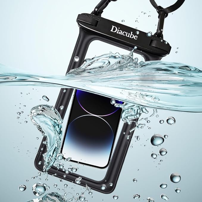 2-Pack Waterproof Phone Pouch, Universal IPX8 Floating Waterproof Case - Image 7