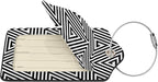 2 Pcs Black and White Abstract Patterns Luggage Tag - Image 3