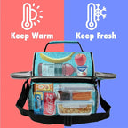 OPUX Lunch Box for Men, Adult Lunch Box Cooler, Insulated Lunch Bag Women - Image 2