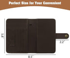 Jack&Chris Genuine Leather Handmade Passport Holder - Image 3