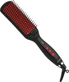 REVLON SmoothStay XL Hair Straightener - Heated Straightening Brush for Silky & Straight Long-Lasting Results, Locks in Moisture with Reduced Static & Frizz