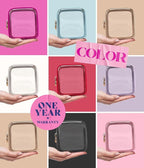 Clear Makeup Bag Zipper Pouch, Transparent Cosmetic Case Organizer, TSA - Image 4