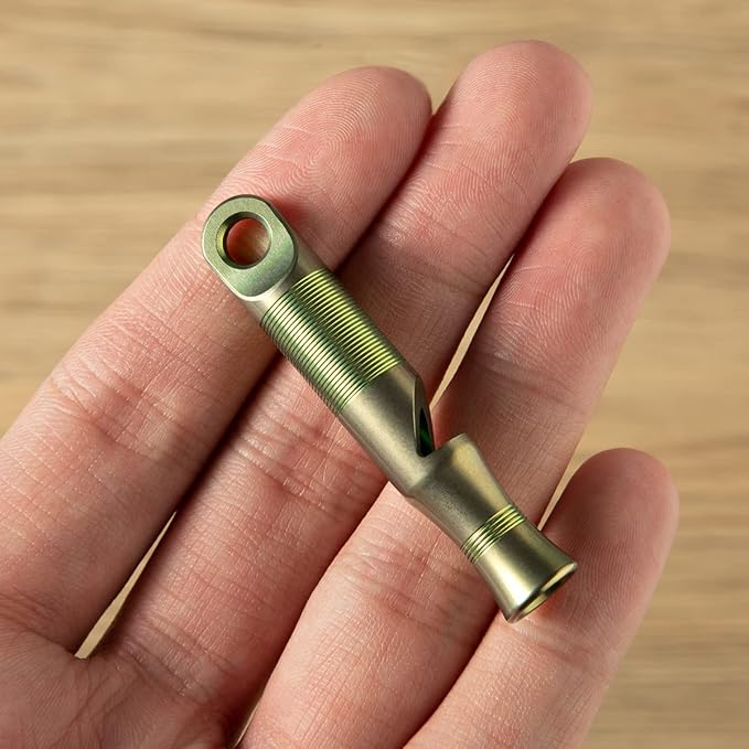 WeKnife Emergency Whistle Survival Loud, Titanium Outdoor Safety Whistle - Image 7