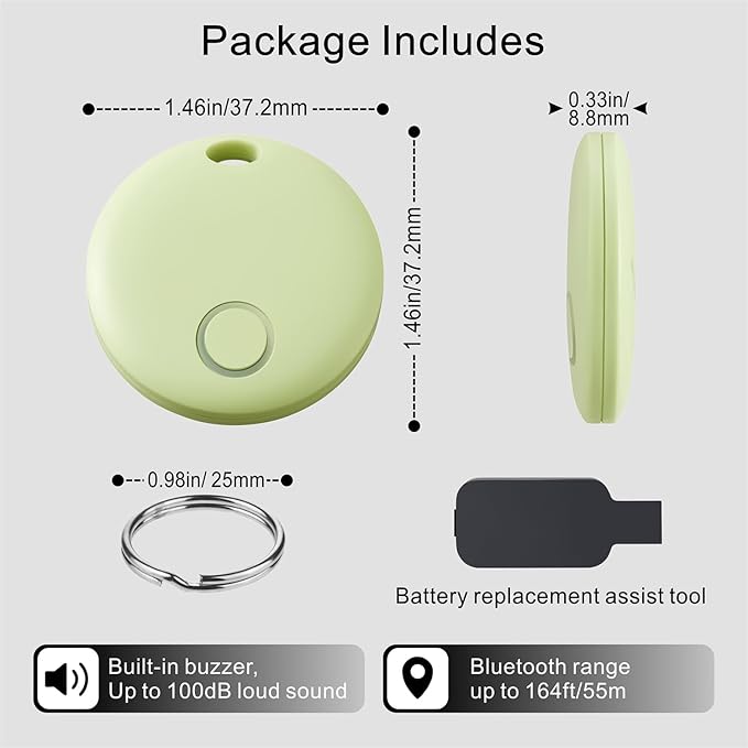 Air Tracker 2 Pack, Smart Bluetooth Tracker Works - Image 8