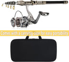 Fishing Rod Telescopic Carbon Fiber Rod Combo - Image 4