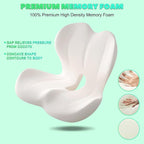 Buttocks Cushion for Office Chair Memory Foam Seat Pad for Butt Support - Image 7
