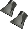2Pcs Black Hot Professional Salon Hairdressing Tool Hair Dryer Nozzle Wide Design Useful Convenient Design Hair Dryers Hair Dryers and Accessories Styling Tools and Appliances