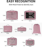 ECOHUB 7 Set Packing Cubes Tear-Resistant Luggage Packing Organizers - Image 6