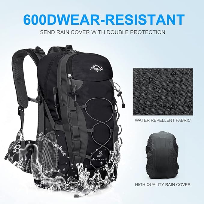 INOXTO lightweight Hiking Backpack 35L/40L Hiking Daypack - Image 7