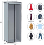 Univivi Garment Bags for Hanging Clothes, Large Clothes Storage Bags Closet - Image 4