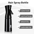 Hair Brush Set, Hair Brushes for Women Men kid Wet Dry All Hair Detangling Parting Styling, Brush Set with Detangler Brush, Edge Brush, Teasing brush, Rat Tail Comb (Black)