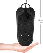 ZAXOP Silicone Heat Resistant Holder Mat Pouch for Flat Iron,Curling Iron,Hot Hair Tools(Black)