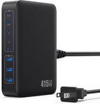 USB C Charger 415W USB C Charger Block, 8-Ports GaN IV Fast Charging Station Hub by Kioson