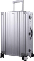TRAVELKING All Aluminum Luggage Zipperless Hard Shell Luggage Case by TRAVELKING