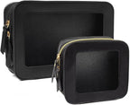 2 Pcs Clear Makup Bag Set by FFpaw