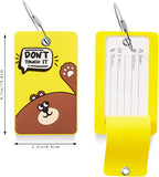 2PCS 2303 Bright Silicone Luggage tag - Image 2