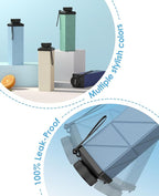 Collapsible Water Bottles, 2nd Generation Leakproof BPA-Free Travel Water - Image 4