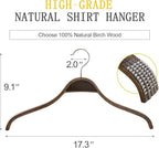 TOPIA HANGER Slim Wooden Hangers - Image 2