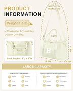 Initial Travel Duffel Bag Sports Gym Bag - Image 2