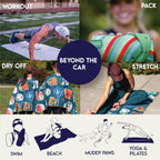 Athletic Running Towel (Moonrise in Maui)