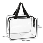 APREUTY Clear Makeup Bags, TSA Approved 3 Pcs Large Cosmetic Makeup Bags Set - Image 2