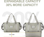Travel Duffel Bag, Sports Tote Gym Bag, Shoulder Weekender Overnight Bag - Image 4