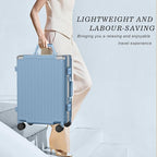 AnyZip Luggage PC+ABS Aluminum Frame Zipperless Checked Luggage Hard Shell - Image 2