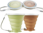 JBER Silicone Collapsible Travel Cup, Silicone Folding Camping Cup by JBER