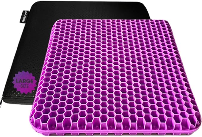 Gel Seat Cushion, Office Seat Cushion Chair Pads by Helishy
