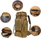 Hiking Backpack for Men 70L/100L Camping Backpack Military Rucksack Molle 3 - Image 4