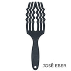 Jose Eber: Professional Series - Detangler Brush - 100% Natural Boar Hair with Nylon Bristle, Reduces Breakage, for All Hairtypes, Salon Styling Tool