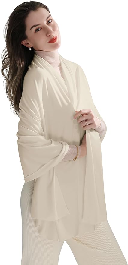 VENVSBEE Shawl Wraps for Women, Travel Scarf Soft Blanket Wrap Pashmina Travel by VENVSBEE